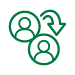 circles with person in center icon